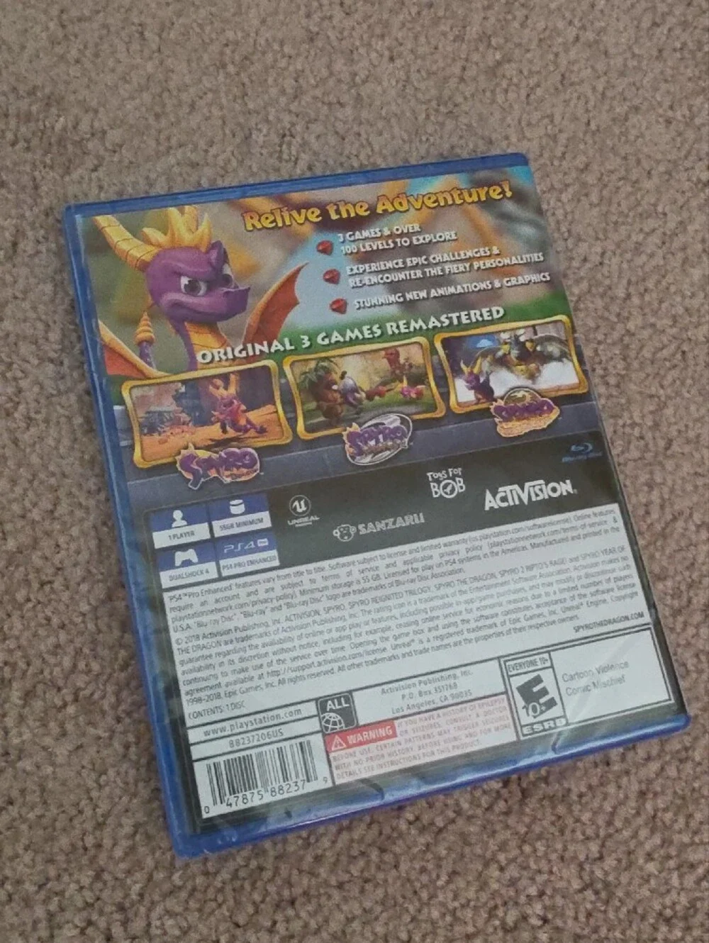 Sealed! Spyro Reignited Trilogy for PS4
